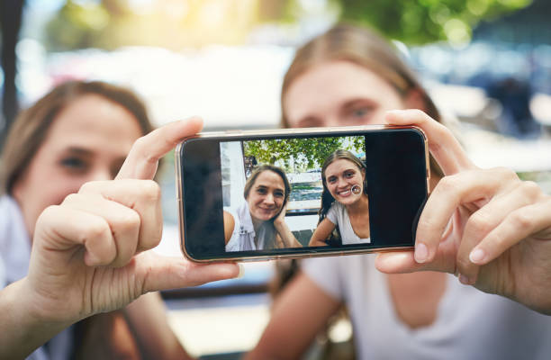 chicas haciéndose una foto