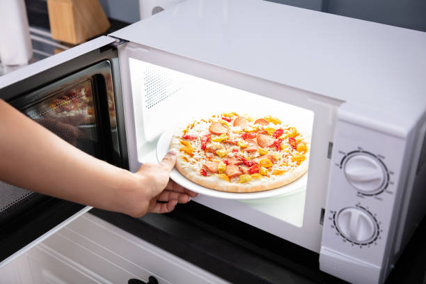 pizza en microondas