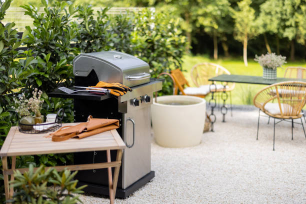barbacoa en patio