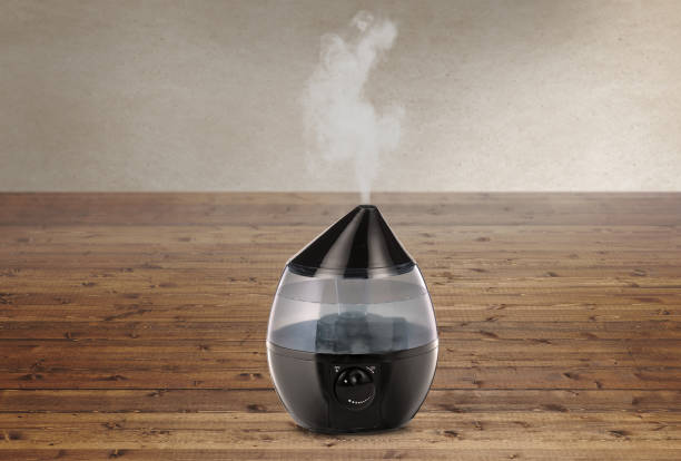 humidificador diseño negro
