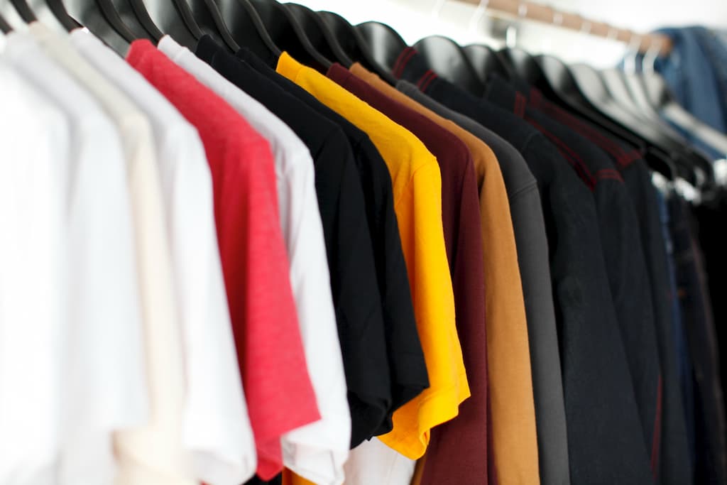 camisetas secadas en secadora