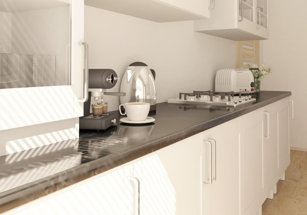 Cocina rectangular
