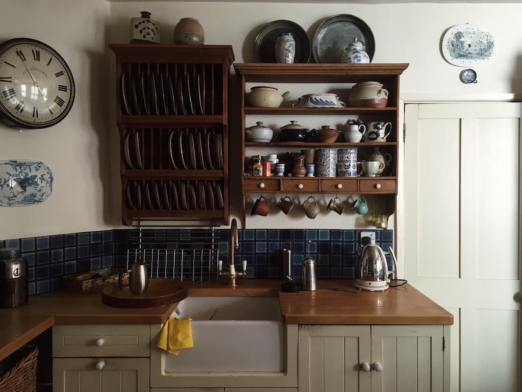 Cocina marrón