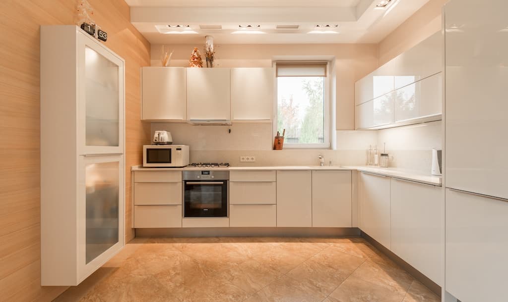 cocina reluciente