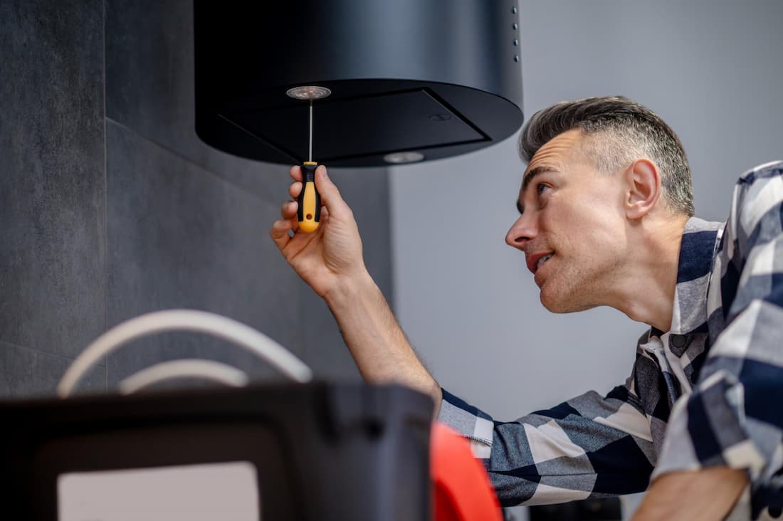 Instalación de campana extractora