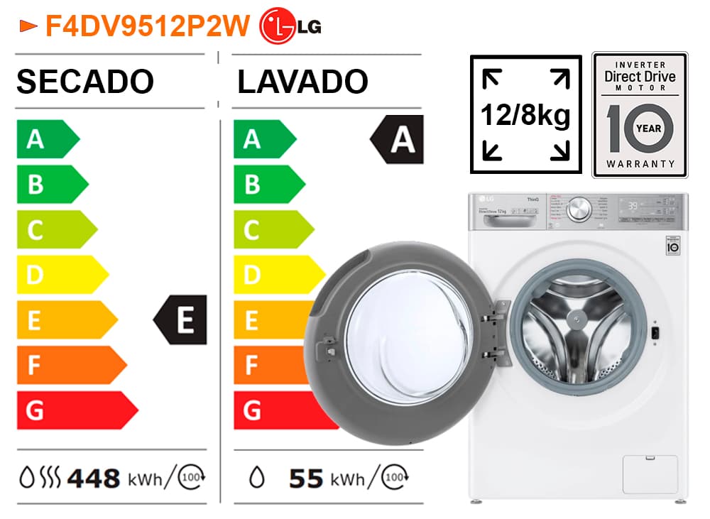 Lavasecadora F4DV9512P2W