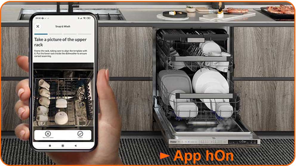 aplicacion hOn Haier lavavajillas