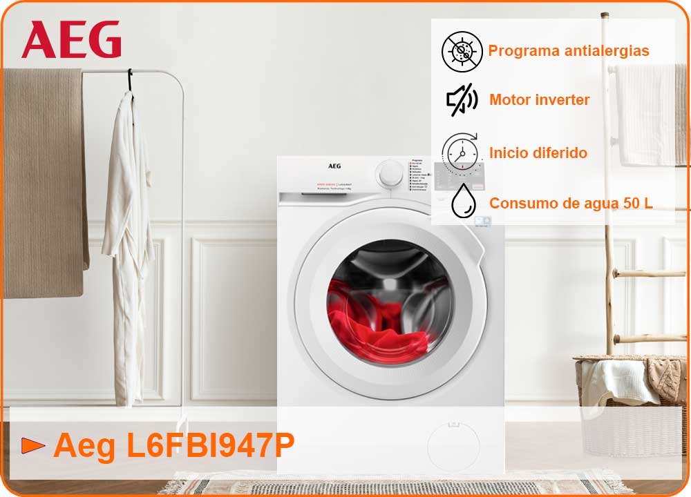 caracteristicas L6FBI947P caracteristicas destacadas aeg L6FBI947P