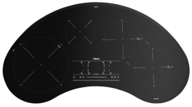 Teka IRC 9430 KS - Placa de inducción 95 cm 5 zonas Touch Control