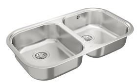 Teka STYLO 2C - Fregadero Con Orificio Mueble 80 Cm Inoxidable