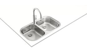 Teka STYLO 2C - Fregadero Con Orificio Mueble 80 Cm Inoxidable