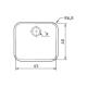 Franke 1220155407 - Fregadero BMG I Bajo Encimera 45x40 Cm Inoxidable