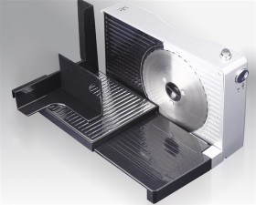 Jata CF301 - Cortafiambres 100W Base Plegable Bandeja Recoge Fiambre