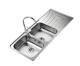 Teka 10120085 - Fregadero Universo 2C 1E Reversible Inoxidable