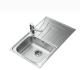 Teka 10120087 - Fregadero Universo 1C 1E 79 Reversible Mueble 45 Cm