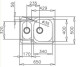 Teka 10120090 - Fregadero Universo 1 1/2 C Mueble 60 Cm Inoxidable