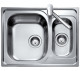 Teka *DISCONTINUADO* 10120090 - Fregadero Universo 1 1/2 C Mueble 60 Cm Inoxidable