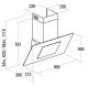 Cata 02159009 - Campana Thalassa WH Silent Split In Line 90Cm Blanco