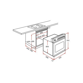 Teka 41506003 - Horno HE 490 Polivalente Convencional Negro Clase A