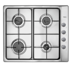Teka 40207240 - Placa de Gas natural E/60.3 4G AL 4 Fuegos 60 Cm