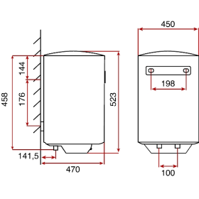 Termo Eléctrico Teka Ewh 50 Blanco 50 Litros Capacidad Consumo Medio
