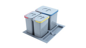 Teka 40197920 - Sistema Reciclaje Eco Easy 3 contenedores