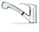 Teka 4097802 - Grifo MS1 Caño Bajo Monomando Anticalcáreo Extraíble