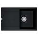 Franke 1140157493 - Fregadero Maris 611 Granito Onyx Reversible