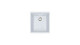 FREGADERO FRANKE SIRIUS SID-110-34 BLANCO POLAR
