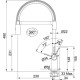 Franke 115.0265.997 - Grifo Ambient Semi-Pro Extensible Monomando