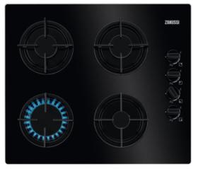 Zanussi ZGO62414BA - Placa de gas 60 cm 4 zonas