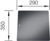 Accesorio Blanco Tabla De Corte Cristal - Statura 350X290