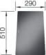 Accesorio Blanco Tabla De Corte Cristal - Statura 510X290