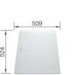 Accesorio Blanco Tabla Corte Cristal Line  6I Blanca Statura