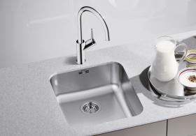 Fregadero Blanco Supra 450-U Sin Val.Automatica