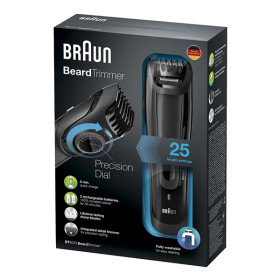 Barbero Braun BT5070 25 Ajustes de Longitud Negro Cuchillas Afiladas