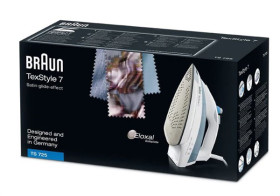 Braun TS 725 - Plancha de vapor TexStyle 7 con 2400 W Depósito de 400ml