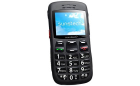 Teléfono Móvil Sunstech CEL1BK Teclas Grandes Negro Micro SIM 2"