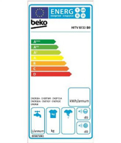 Lavadora Secadora Integrable Beko HITV8733B0 8kg lavado 5kg secado