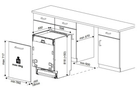 Beko DIN28423 - Lavavajillas Integrable 14 Servicios 60Cm Clase A++
