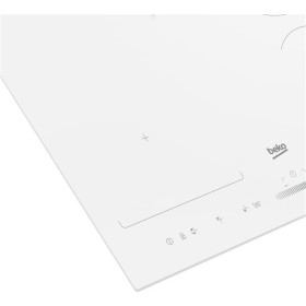 Beko HII64500FHTW - Placa Flex Inducción Cristal Blanca 60 cm