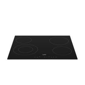 Beko HIC64402E - Placa Vitrocerámica 60 cm 4 zonas 3.7 x 58 x 52 cm