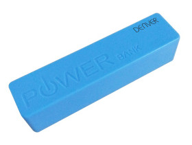 Denver PBA2600BLUE - Batería Externa Powerbank Azul 2600 mAh 5V