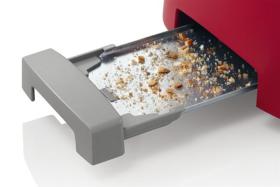 Bosch TAT3A014 - Tostador 980W 6 Posiciones 2 Ranuras Rojo