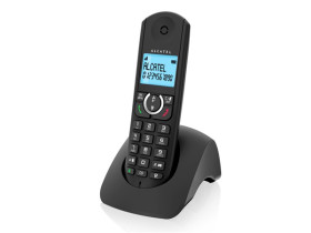 Alcatel LF380S - Teléfono Inalámbrico 10 Horas Conversación Negro