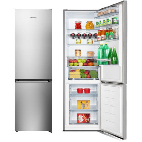 Hisense *DISCONTINUADO* RB438N4EC3 - Frigorífico combinado Inox NoFrost 2 metros D
