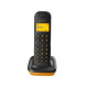Alcatel D135NC - Teléfono inalámbrico Negro y naranja Identificador de llamadas