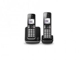 	KXTGD312SPB - Teléfono Dúo Panasonic Inalámbrico Negro