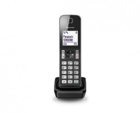 Panasonic KXTGDA30EXB - Teléfono Inalámbrico Negro Bloqueo de Llamadas