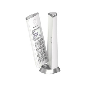 Panasonic KXTGK210SPW - Teléfono Inalámbrico Blanco Diseño Vertical